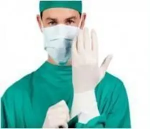 Guantes quirúrgicos de látex estériles en polvo