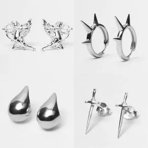 Exclusiva Colección de Pendientes en Plata 925 con Gemas...