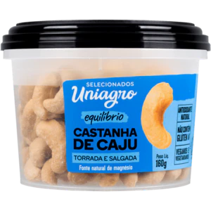 TOASTED AND SALTED CASHEWnuts - 160g