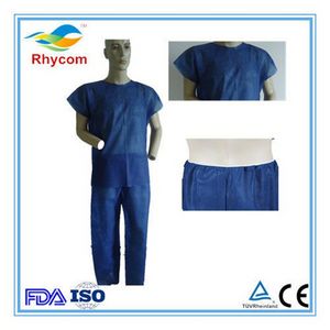 Customized disposable non-woven suit/patient gown
