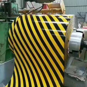 Bobina de aço impresso revestida com PE/PVDF – proteção contra...