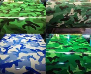 Impressão de materiais de construção de metal e bobina de aço...