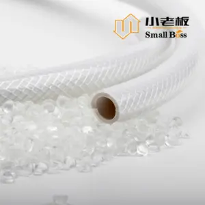 O PVC foi plastificado em grânulos de PVC para a produção de...