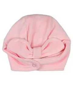 Gorro para niña con protector de orejas - Rosa