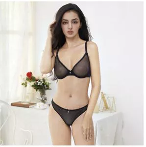 Conjunto de Renda Lingerie Sutiã e Calcinha