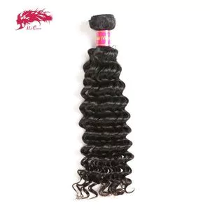 Ali Queen Hair Brazilian Deep Wave Virgin Hair Extension Natural...