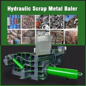 scrap metal baler machine