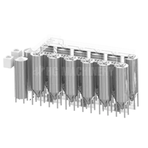 30000L (30T) Tanque de fermentação equipamento de fermentação