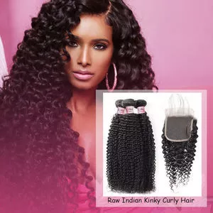 LollyHair 100% 9A Brazilian Human Hair Extensions Kinky Curly...