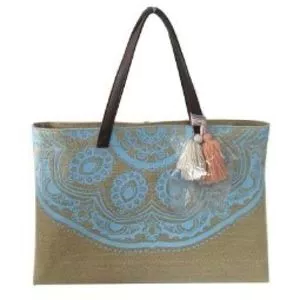 Jute Beach Bag Tote Handbag