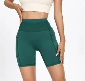 Pantalones cortos deportivos sin costuras para mujer