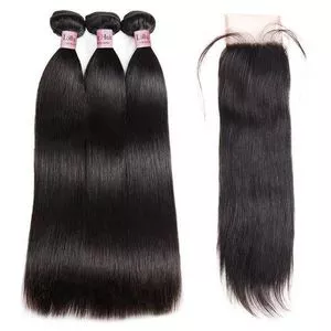 Lolly Peruvian Virgin Straight Wave Human Hair Extensions...