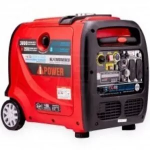 A-IPOWER SUA3800IED - 3500 瓦双燃料电动启动逆变器发电机 W/ 无线远程启动 （CARB）