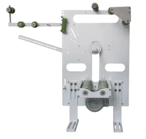Tape applicator, large spool holder, spool feeder