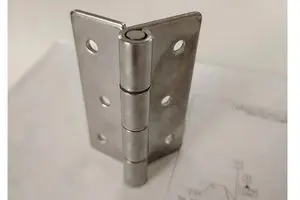  Armário com dobradiças de aço inoxidável de 5 cm de espessura