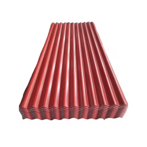 Lightweight and sturdy colored corrugated roofing panels