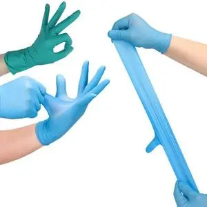  GUANTES DE NITRILO DESECHABLES MÉDICOS