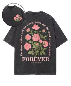 Camisetas masculinas e femininas Camisetas de algodão lavado