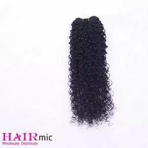 Deep curls of human hair