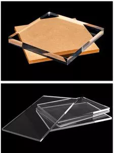 Folha de Acrílico de Alta Qualidade (PMMA) - Alta Transparência...