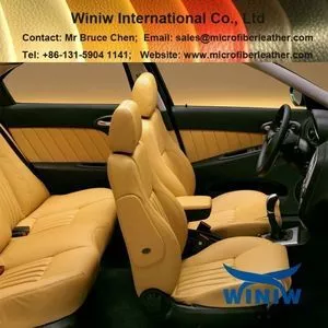 PU Microfiber Leather for Car Seat Cover