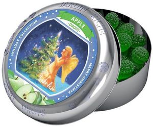 Rebuçados de apple Jardin Riche gotas em lata com ímã presente...
