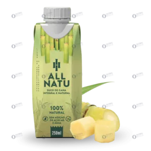 Sucos de cana veganos integrais - All Natu 250ml - Natural,...