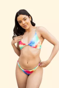 Set top y bragas de baño Capri Tie Dye