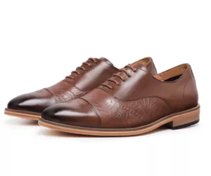 Oxford Social Shoe Leather Print Cullen