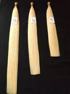 Remy Human Hair Extension Bulk and Welf Natural Color