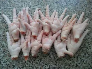 Processed Frozen Chicken Feet & frozen chicken Paws
