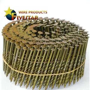 Anillo / Espiral / Uñas de bobina de vástago liso