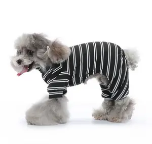 Pet Rompers Striped Cat Loungewear Sleepwear