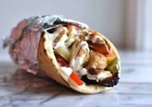 Shawarma de frango de melhor qualidade