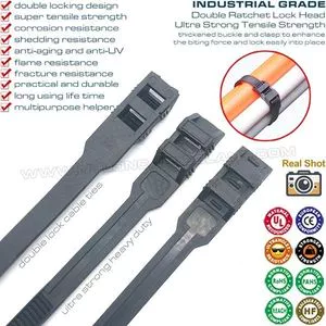 Abraçadeira plástica de nylon poliamida de alta resistência de...