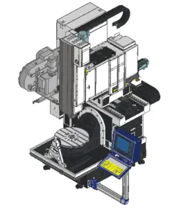 Máquina CNC vertical de alta precisão de 5 eixos DU5-400