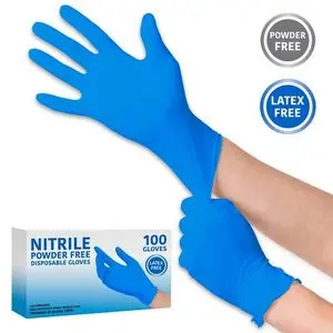 Guantes de examen médico disponibles