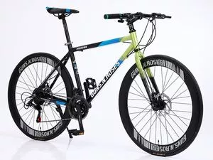 Bicicleta de estrada de liga de alumínio 700C, guidão reto,...