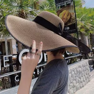 Sombrero de paja de ala grande ULRICH, diseño personalizado,...