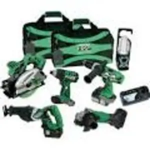 Hitachi Kc18dy9l 18v Kit combinado de herramientas inalámbricas...