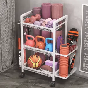 Estante de almacenamiento para equipos de fitness