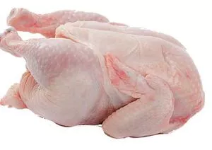 Frozen whole chicken