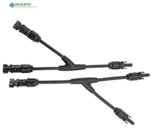 Solar y 2 to 1 mc4 y connectors 2 in 1 solar panel y connectors