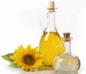 Crude sunflower oil