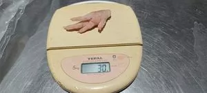 Patas de frango e pés de frango, carne bovina