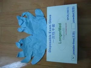 Guantes de nitrilo desechable