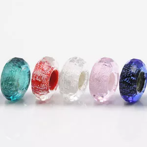 Piedra preciosa natural cuentas con agujero grande tamaño y...