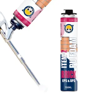 GORVIA ITEM-Z 750ml Tipo Pistola Tijolo PU Espuma