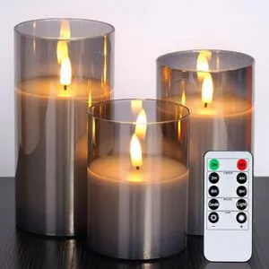 Propuesta de cumpleaños, ambiente, velas falsas, candelabros...