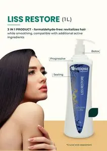 Liss Restore Midori Brazilian Straightening Brush with Keratin